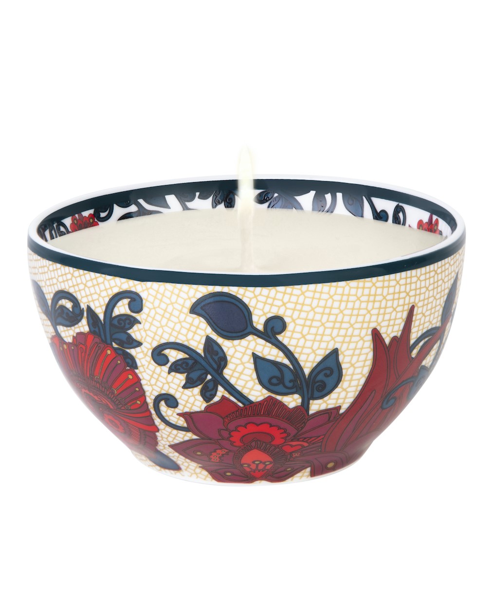 Scented Candle Bowl Kashmir White